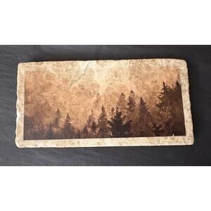 Bistra Hristova PHOTOGRAPHIC INK TRANSFERS Wall Tile 6” x 3” - Pisgah Forest NC